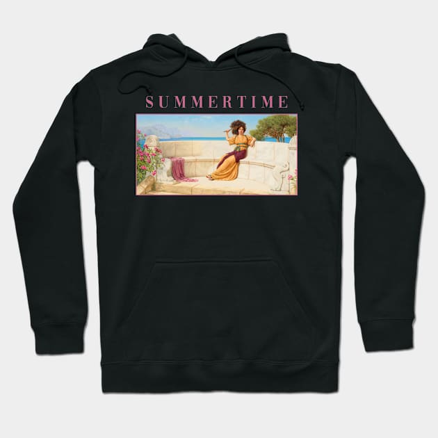 Summertime by Godward Hoodie by academic-art
